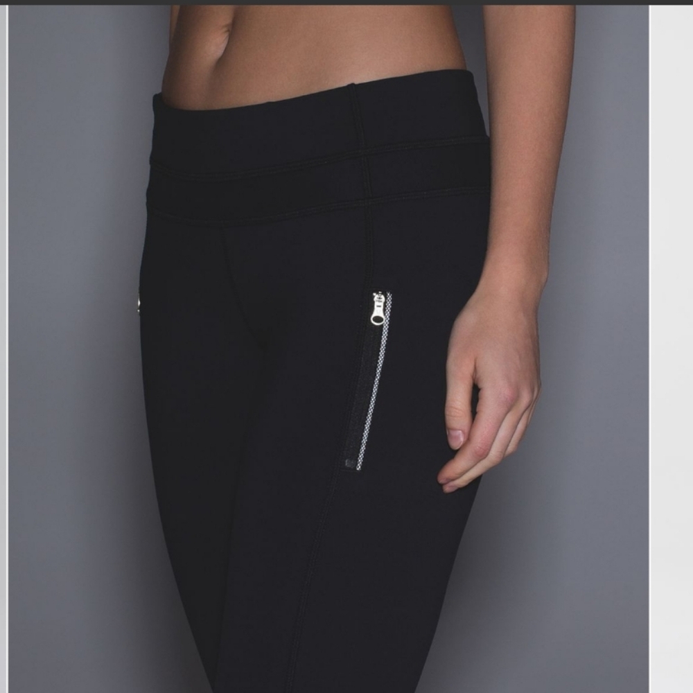Lululemon 💎 Black Zippered Pants